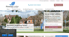Desktop Screenshot of primroselodge.com